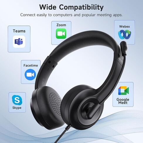 AOC USB Headset with Microphone for PC in Kuwait
