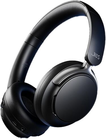 Wireless Over Ear Bluetooth Headphones,Active Noise Cancelling Headphones,Foldable Lightweight Headset with ENC Mic,160H Playtime,Transparency Mode, Memory Foam Ear Cups-Black in Kuwait