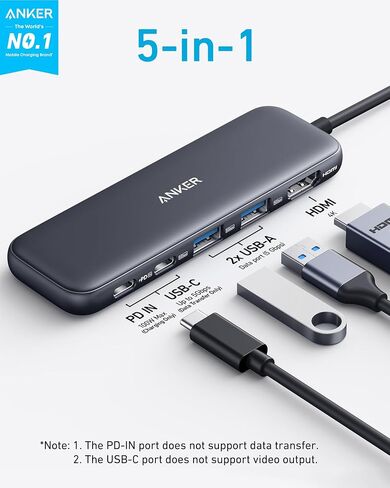Anker USB C Hub, 5-in-1 & USB-C Hub (Bundle) in Kuwait