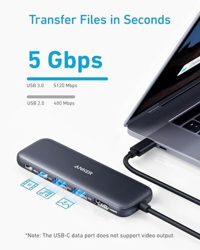 Anker USB C Hub, 5-in-1 & USB-C Hub (Bundle) in Kuwait