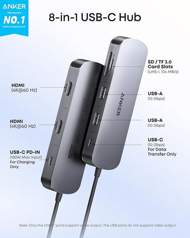 Anker USB C Hub, 5-in-1 & USB-C Hub (Bundle) in Kuwait