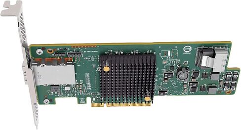 GOWENIC PCIe 3.0 X8 6Gbs HBA Controller Card, 8 Port SAS Serial ATA Controller with SFF-8087 SFF-8088, Support for, Hardware 0/1/1E/10, 256 Device Support, Low Power in Kuwait