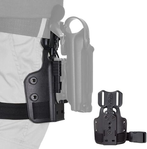 Drop Flex Adapter with Single Strap Leg Shroud Adapter for Gun Holsters and Magazine Pouche Quick Locking, Black in Kuwait