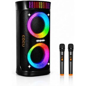 Bluetooth Speaker, 300W Peak Loud Party Speaker with Dual 6.5" Subwoofers in Saudi Arabia