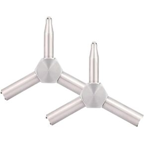 Valve Key for Airsoft Gas Magazines, Triangle & Multi-End Wrench Tool for GBB AEG KSC WA Charging Valves, Stainless Steel Durable Valve Removal Key in Kuwait