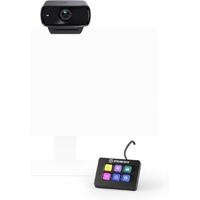 Elgato Facecam MK.2 & Elgato Stream Deck Mini – Premium Full HD Webcam for Streaming, Gaming, Video Calls, Recording, Boost Productivity with Seamless Integration, Compatible with Mac and PC in Kuwait