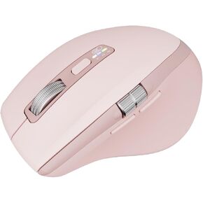 INFINMIND Wireless Side Scroll Mouse with Multi-Device, Ergonomic Computer Mice with Smart Flying Scroll, Quiet Click, 4-Level DPI for Computer, Laptop, iPad, Tablet, MacBook (Grey) in Saudi Arabia