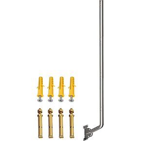 53" Antenna Mounting Pole,Heavy Duty Adjustable Pole Mount Bracket in Kuwait