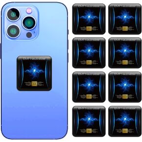 8 Pieces of Cell Phone Protection Neutralizers Stickers, Blockers Equipment Stickers for All Phones Tablets Laptops Computer WiFi All Devices Blue Z1 in Kuwait