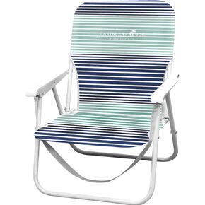 Caribbean Joe Folding Beach Chair, 1 Position Lightweight and Portable Foldable Outdoor Camping Chair with Carry Strap, Horizon Stripe in Saudi Arabia