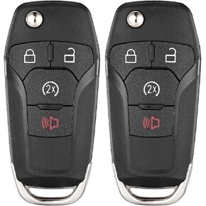 2Pcs Smart Key Fob Replacement Remote fits for Ford F-150 2015-2024 F-250/F-350/F-450/F-550 2017-2024 Ranger 2019-2022 Bronco 2021-2022 Car Keyless Entry Remote N5F-AO8TDA 902Mhz 49 in Kuwait