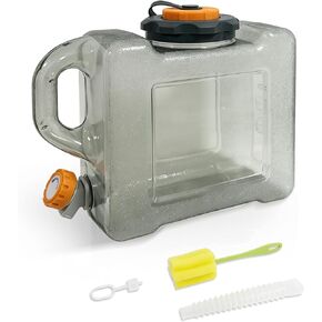 1.32 Gallon Water Container with Spigot, Portable Water Jug, No Leakage Emergency Water Storage Tank for Camping, Outdoor Hiking, Picnic in Kuwait