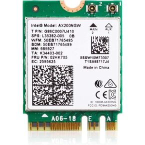 EDUP® Intel AX211NGW Wi-Fi 6 Wireless Card M.2 Bluetooth 5.3 Tri-Band in Kuwait