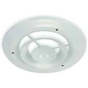 10 In Round Step-Down Diffuser, White, 4Jrl1 in Kuwait