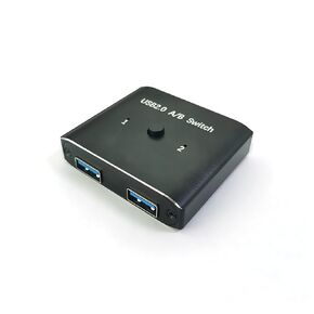 USB2.0 Switch with 2Pack Usb2.0 Cable(1M), Bi-Directional 1 in 2 Out/2 in 1 Out,Aluminum USB Switcher kit for 2Computers Share Devices(Printer, Keyboard, Scanner, Mouse),Compatible with Mac/Win/Linux in Saudi Arabia