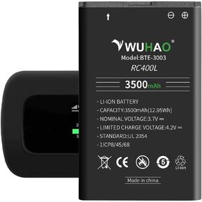 WUHAO BTE-3003 Replacement Battery Upgraded [3500mAh] for Verizon Orbic Speed Mobile Hotspot RC400L Battery in Kuwait