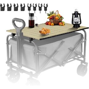 Metal Tabletop Board for Wagons Cart,Foldable Table 34"×21" in Kuwait
