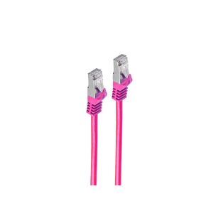 BS75513-M Network Cable 3 m Cat7 S/FTP (S-STP) Pink – Network Cables (3 m, Cat7, S/FTP (S-STP), RJ-45, RJ-45, Pink) in Kuwait