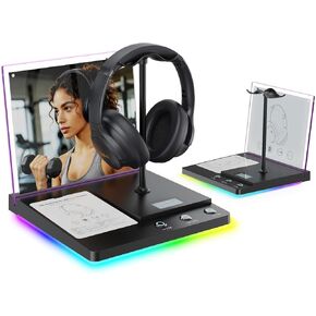 1Mii DemoStation B3+ Bluetooth Audio Demo Stand for Dual Headphones Display in Kuwait