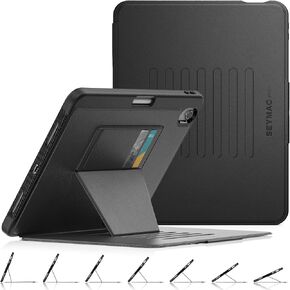 SEYMAC stock Case for iPad mini 7 (A17 Pro)/ Mini 6 8.3'', Powerful Magnetic Auto Sleep Protective Case with Absorbing Multi-Angles Stand, Pen Holder, Card Slot, Blue in Kuwait