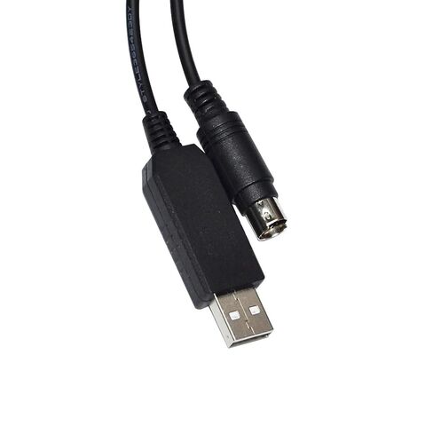 Industrial USB to MINI DIN 4 PIN MD4 Adapter RS232 Serial Communication Cable for PC(1.8m,DB9-MINI DIN) in Kuwait