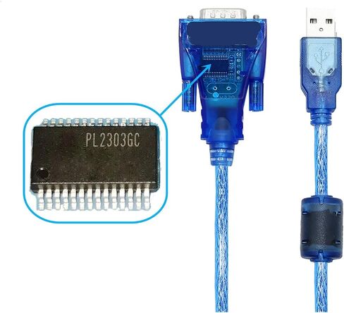 1.5m 300CM RS232 to USB DB9 RS-232 USB-A Adapter Conversion Cable Com with F&T>D*I Chip Ring UT-8801(UT-810N 1.5m) in Saudi Arabia