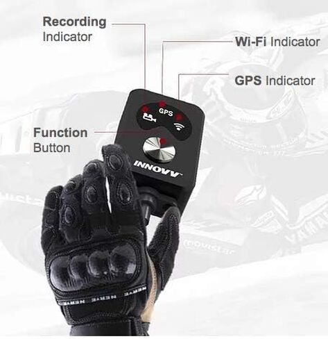 Innovv K5 4K Motorcycle Fitted Camera Motorbike Dual Front & Rear/Back Dash Cam New for 2021 in Saudi Arabia