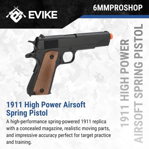 Evike Airsoft 1911 Full Size High Power Spring Pistol in Kuwait