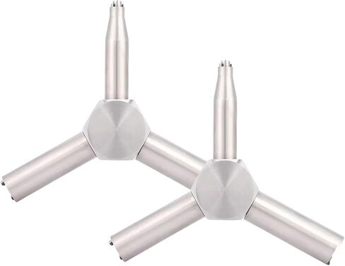Valve Key for Airsoft Gas Magazines, Triangle & Multi-End Wrench Tool for GBB AEG KSC WA Charging Valves, Stainless Steel Durable Valve Removal Key in Kuwait