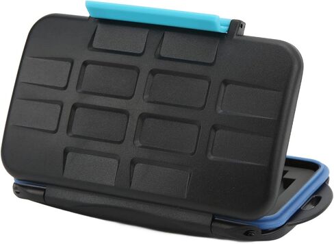 MC - 2 Memory Card Case, Water Storage Box for 4 CF Cards and 8 SD Cards, Hard ABS with TPR Interior, Holder with Keychain Hole for in Kuwait