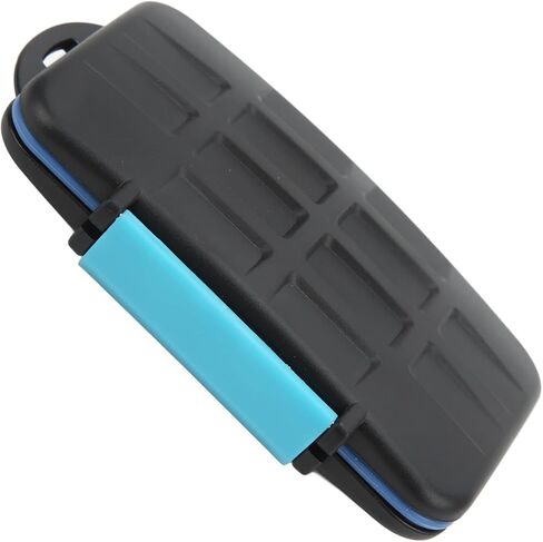 MC - 2 Memory Card Case, Water Storage Box for 4 CF Cards and 8 SD Cards, Hard ABS with TPR Interior, Holder with Keychain Hole for in Kuwait
