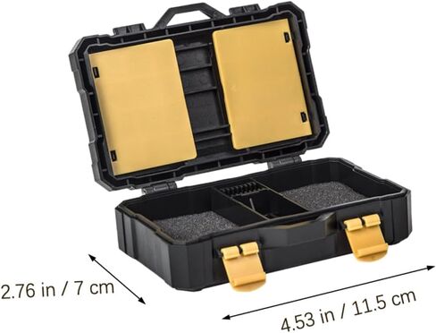 Toddmomy Camera Battery and Memory Card Storage Case for Photographers, Portable Waterproof Shockproof Holder Box, Compatible with Canon Battery and Standard Memory Cards in Kuwait