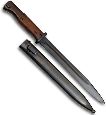 Museum Replicas German WWII K-98 Bayonet Knife, 15in. with Blued Steel Sheath in Kuwait