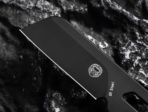 Holtzman's Gorilla Survival Razorback Neck Knife with Full Tang D2 Steel Blade, Sheath, and Belt Clip - EDC Tactical Survival Knife for Outdoor Adventures in Kuwait