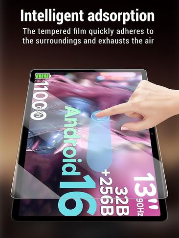 Screen Protector for DOOGEE U13 13 inch Android 16 Tablet, HD Tempered Glass 9H Anti-scratch Film, Touch Sensitive [2-Pack] in Kuwait