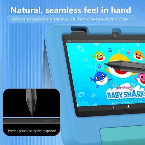 2 Pack Screen Protector Compatible with 7 Kids/ 7 Kids Pro Tablet 7" (2022 Release), Tempered Glass 9H Hardness HD Clear Anti-Scratch in Kuwait