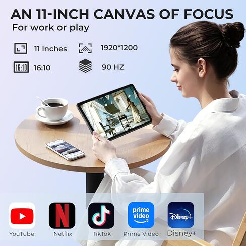 11 inch Tablet Android 16, Ideal for Work, Study & Play(Lead) in Kuwait