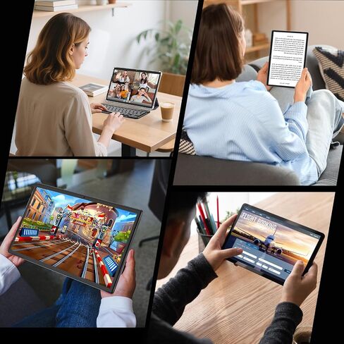 Android 16 tablet 10 inch, Tablet with 26GB+256GB+2TB Expand, Silver Case in Kuwait
