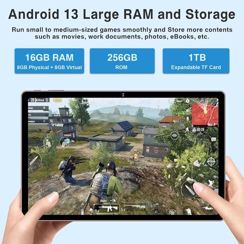 11 inch Tablet 16GB+256GB+1TB Expand, Android Tablets PC with Octa-Core CPU in Kuwait