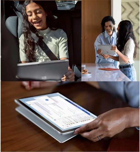 Microsoft Surface Go 3 Tablet 2-in-1 PC, 10.5" PixelSense (1920 x 1280) Touchscreen, Core i3-10100Y, 8GB RAM, 128GB SSD, Type-C, WiFi, Bluetooth, Windows 11 Pro (Renewed) in Kuwait