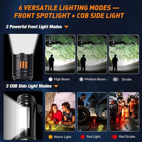 AYL Rechargeable Flashlights 1 Pack, Tactical LED Flashlight High Lumens in Kuwait