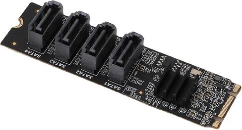 Fabater M.2 M Key Adapter Card Fast Performance for Serial ATA Expansion with Indicator Light for PC Users 1 Unit in Kuwait