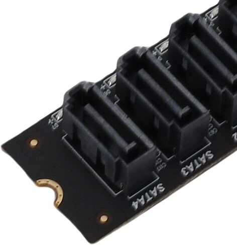 Fabater M.2 M Key Adapter Card Fast Performance for Serial ATA Expansion with Indicator Light for PC Users 1 Unit in Kuwait