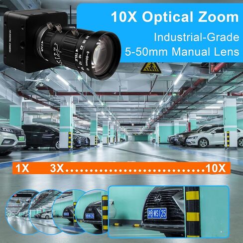 SVPRO 20MP USB 3.0 Camera, 5K Manual Focus UVC Webcam with 5-50mm Zoom Lens in Kuwait