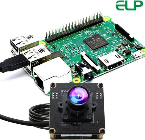 ELP High Speed 4K 60FPS USB Camera Module for Computer, Mini UVC 2160P USB3.0/2.0 Lightburn Cameras for Windows, Linux, Mac, Pi, Wide Angle 90°(H) IMX678 Webcam Board for PC Laptop Jetson Nano in Saudi Arabia