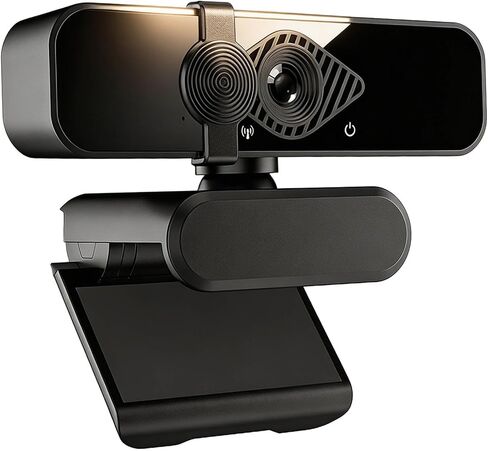 4K Webcam for PC/Laptop/Desktop with Microphone and Privacy Cover – Plug & Play USB Computer Camera for Streaming/Meetings in Kuwait