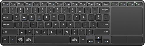 Rechargeable Wireless Keyboard with Touchpad-QWERTY in Saudi Arabia