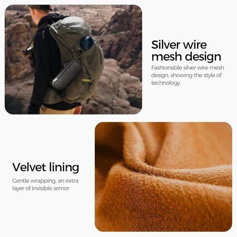 Flip 7 Portable Speaker Travel Case - Compatible with JBL Flip 7 - Protective Hard Shell Case with Shoulder Strap | Carabiner & Hand Strap - Waterproof Cover Carrying Bag for Bluetooth Speaker in Kuwait