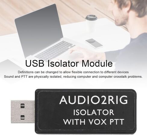 Compact USB Sound Card Connector Isolator with Wide Compatibility and Customizable Functions for Radio Enthusiasts in Kuwait