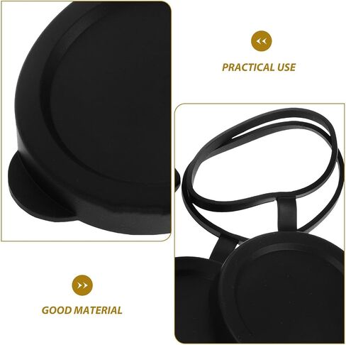 3pcs Binocular Lens Caps 50mm Rubber Protective Covers for Eyepieces in Kuwait